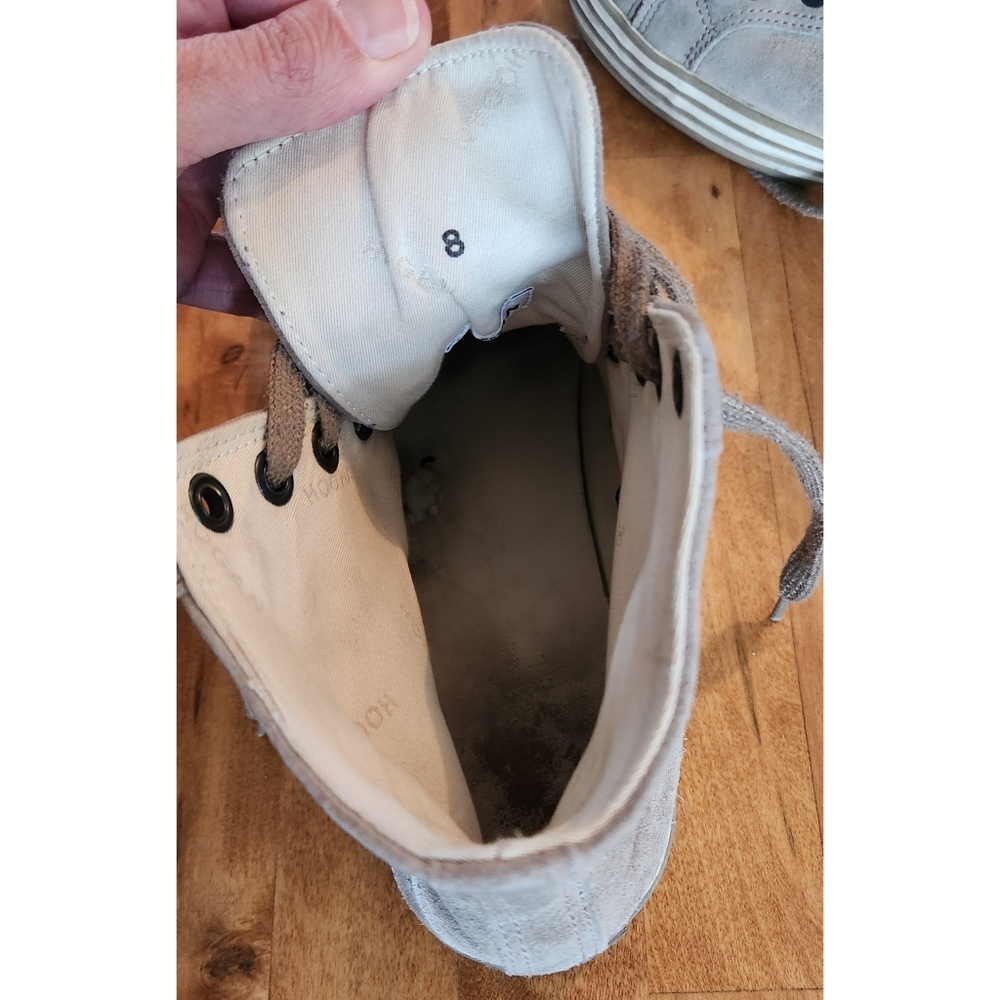 Hogan Men High-Top Suede Sneakers - Picture 6 of 6